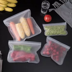 élelmiszer-tároló táska, cipzáras élelmiszer-tároló táska, újrafelhasználható ziplock táskák, szilikon élelmiszer-tároló táska