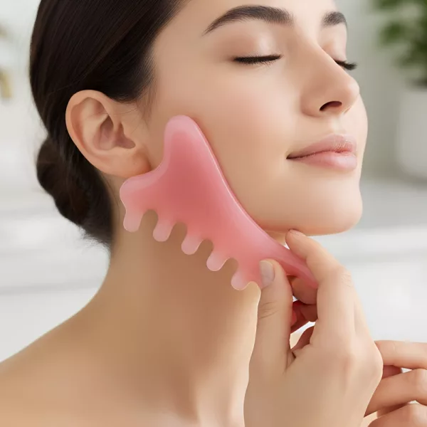 gua sha massager, massage scraper, massage scraping tool, face massager