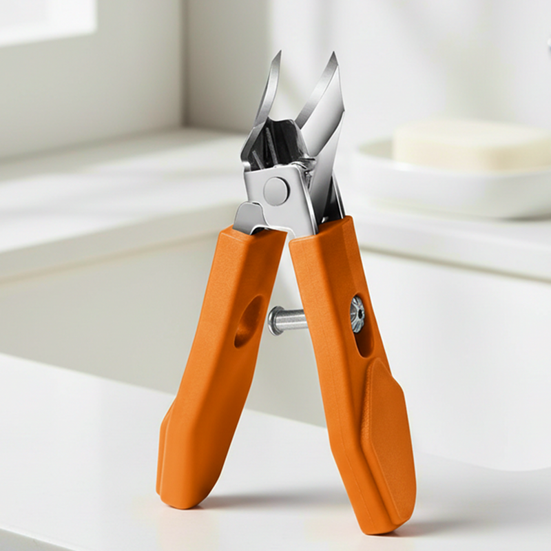 Rozsdamentes acél ferde körömcsipesz