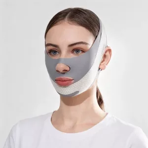 double chin strap, face slimming strap, face lifting belt, face lifting strap, face lifting wrap, v line chin strap
