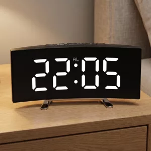 Digitális LED ébresztőóra hőmérséklet-kijelzővel és éjszakai fénnyel